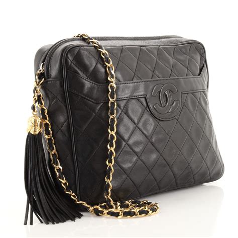 camera case bag chanel|chanel camera bag with tassel.